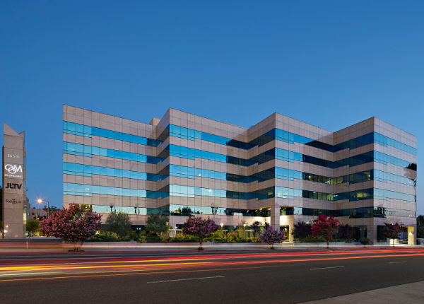 Office with windows